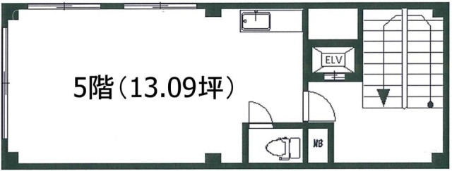 花岡ビル5F 間取り図