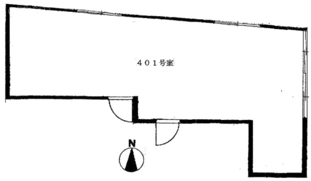 西武会館401 間取り図