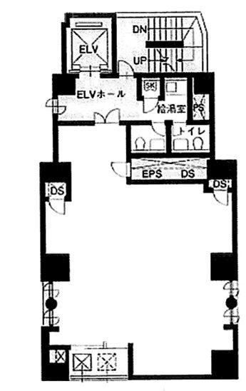ユニオン六本木ビル5F 間取り図