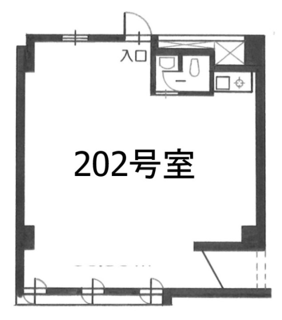 第2中村ビル202 間取り図