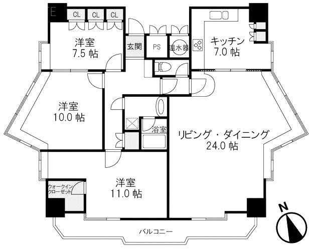 セラフテン麻布ビル1001 間取り図