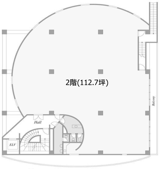 万葉ビル2F 間取り図