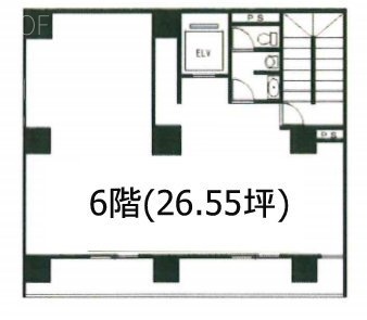 彩鳳新館ビル6F 間取り図