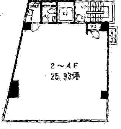 相模屋第3ビル4F 間取り図