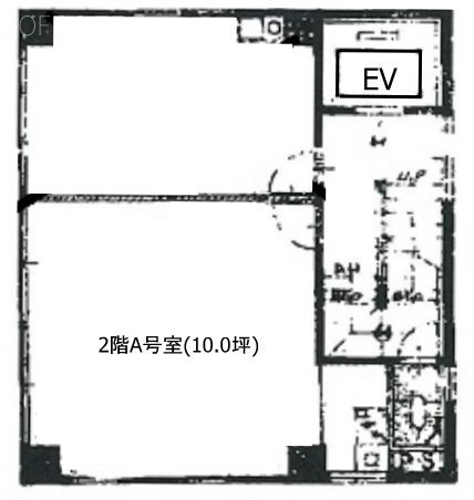 越路第2(こしじだいに)ビルA 間取り図