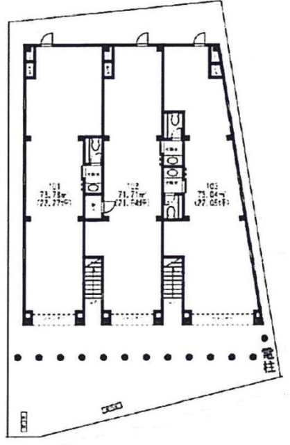 第33アオイビル102 間取り図