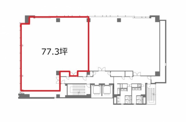 野村不動産西新宿ビルB 間取り図