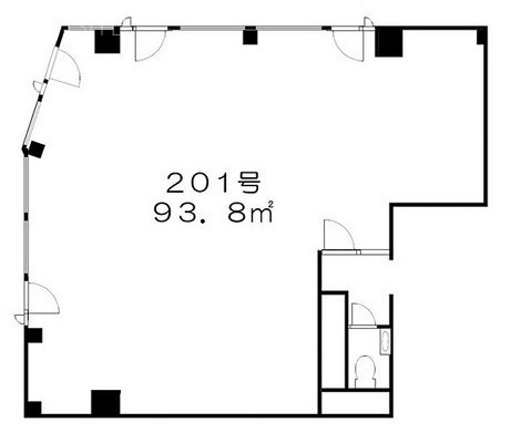 フィオーレ祐天寺201 間取り図