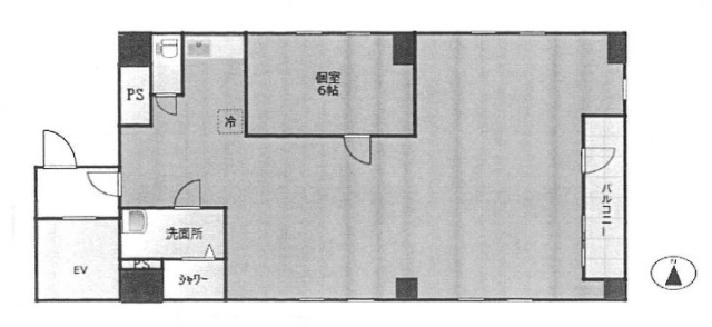 スワンレイク東日本橋5F 間取り図