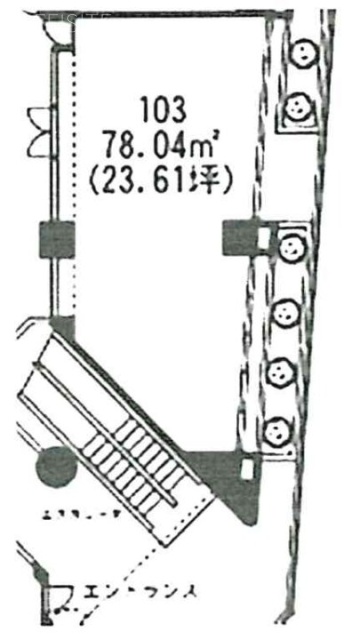 TK関内プラザ103 間取り図