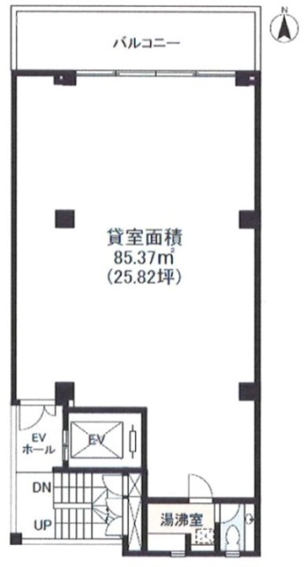 第2丸信ビル5F 間取り図