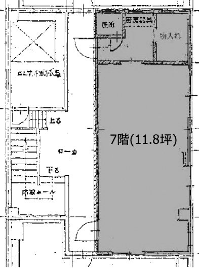 ニットクビル7F 間取り図