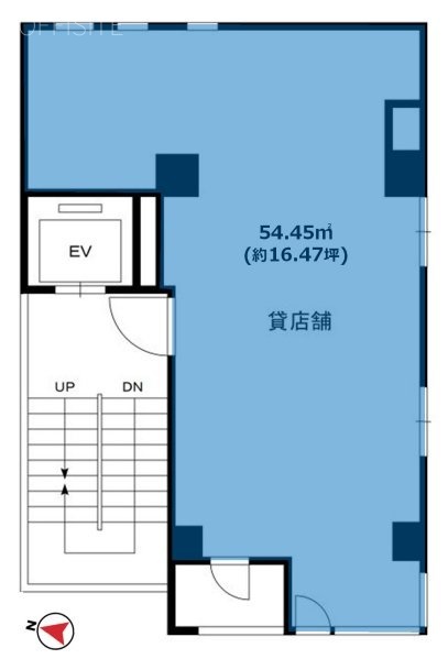 鈴木ビル2F 間取り図