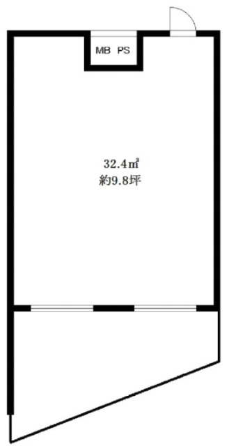 プライムコート自由が丘ビル1006 間取り図