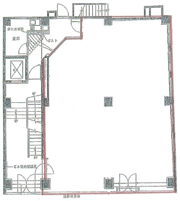 FLG日本橋小網町ビル1F 間取り図