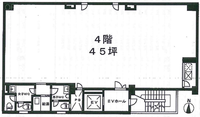内神田サニービル4F 間取り図