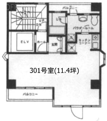 大崎MPビル301 間取り図