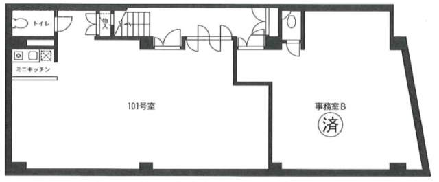 増田ビル101 間取り図