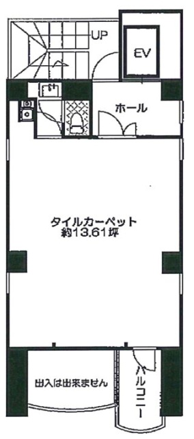 山本ビル2F 間取り図