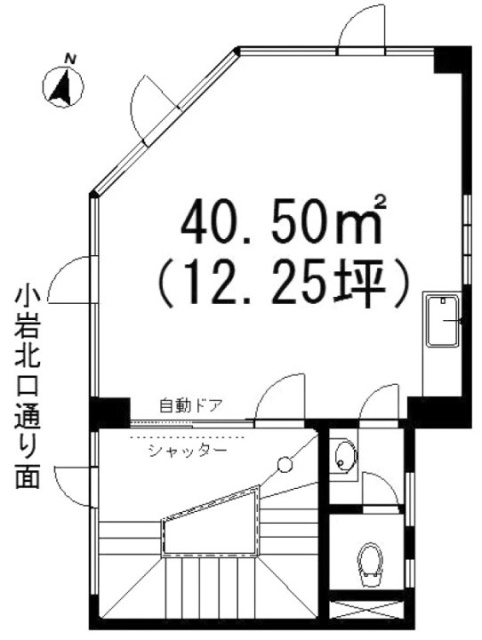 キンヤビル3F 間取り図