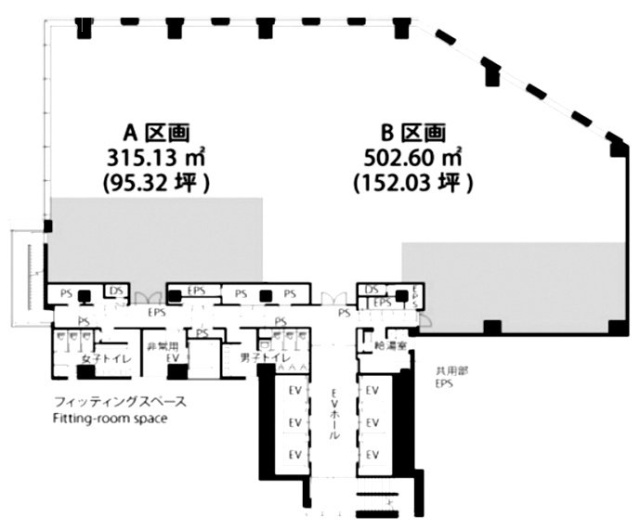 新目黒東急ビル10F 間取り図