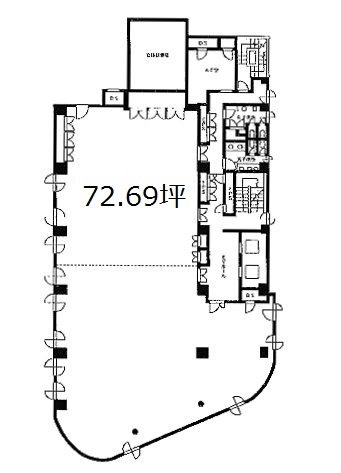 荒井ビルA 間取り図