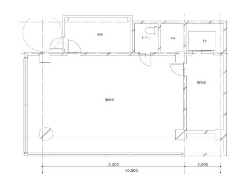 森パールビル3F 間取り図