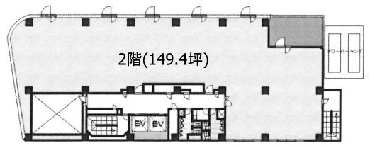 UBG東池袋ビル2F 間取り図