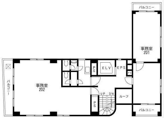 グランドメゾン清和ビル201 間取り図