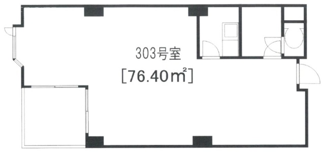 赤坂パインクレスト303 間取り図