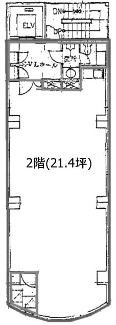 エスエスセブン西蒲田ビル2F 間取り図