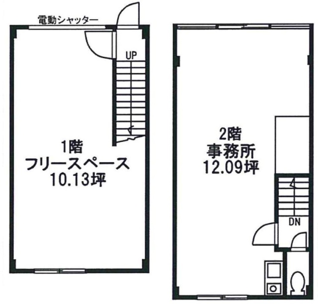 ウェルズ21津田沼パート6ビルE 間取り図