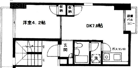 嶋崎ビル301 間取り図