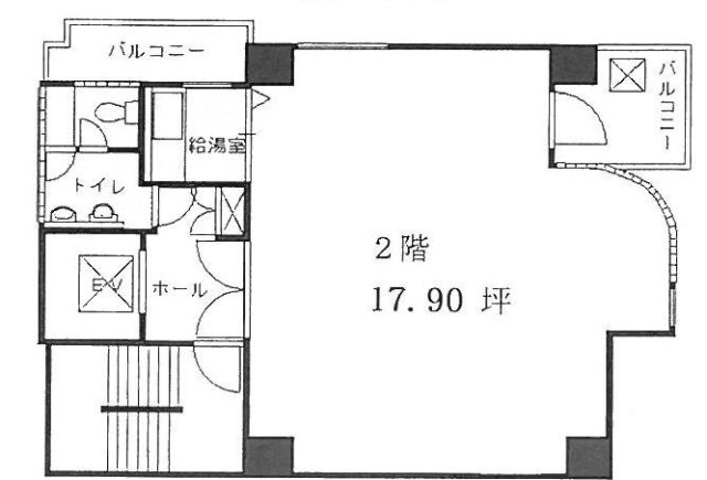 平田ビル2F 間取り図