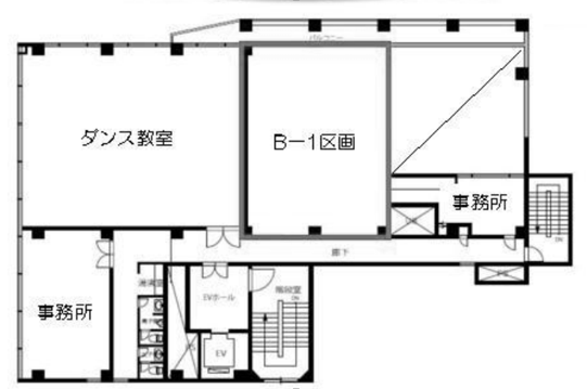 サンシャイン・タヒチB-1 間取り図