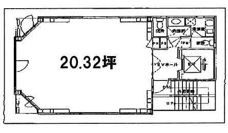 乃木坂パークフロント5F 間取り図