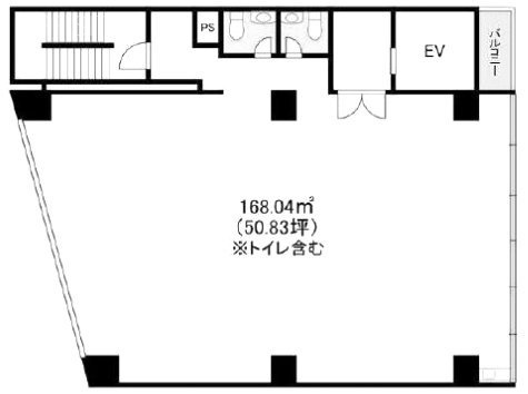 鐘塚ビル5F 間取り図