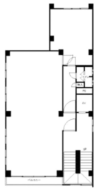 第40イチオクビル6F 間取り図