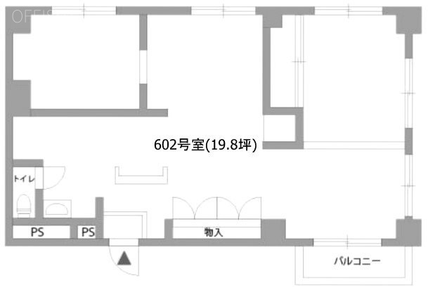 表参道4217ビル602 間取り図