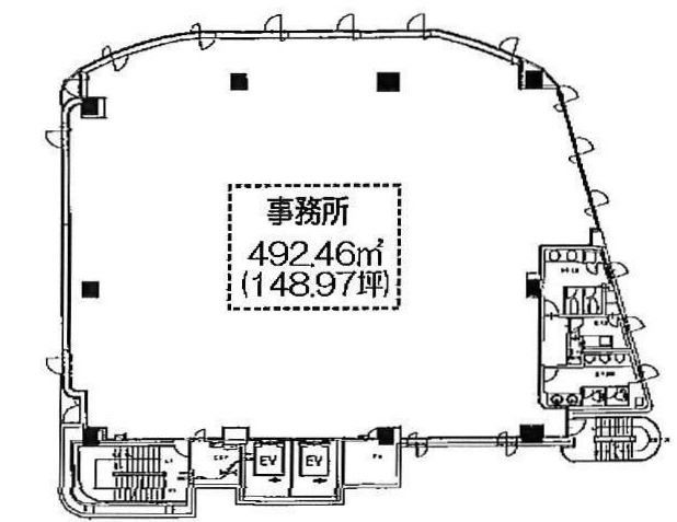 コア第2ビル3F 間取り図