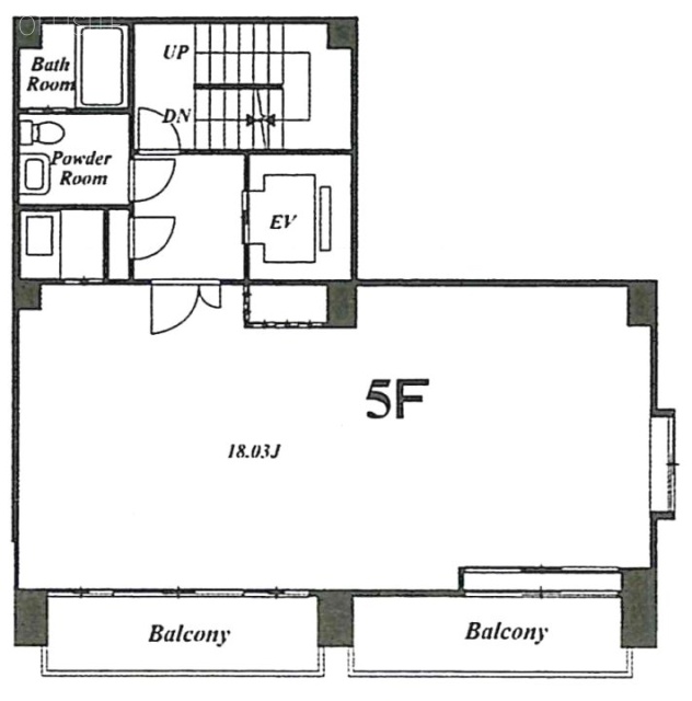 原町ビル5F 間取り図