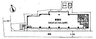 AOIビル1F 間取り図