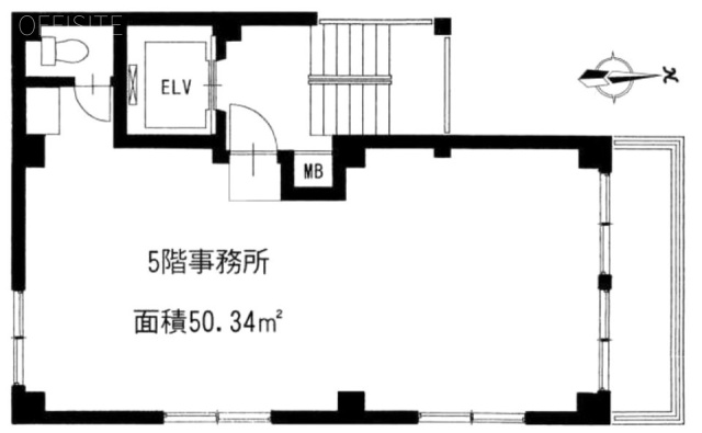 錦糸町第6秦ビル5F 間取り図
