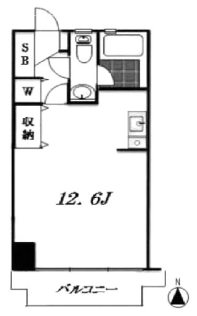 アファン南青山402 間取り図