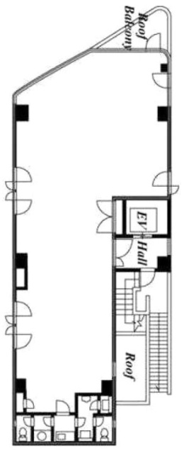 麻布マルカビル2F 間取り図