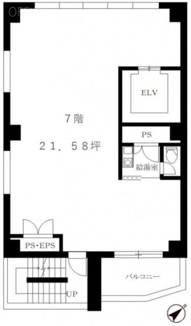 グランベル恵比寿Ⅳ7F 間取り図