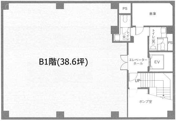 NREG銀座ビルB1F 間取り図