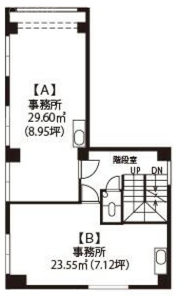 AD神田駅東口ビルⅡB 間取り図