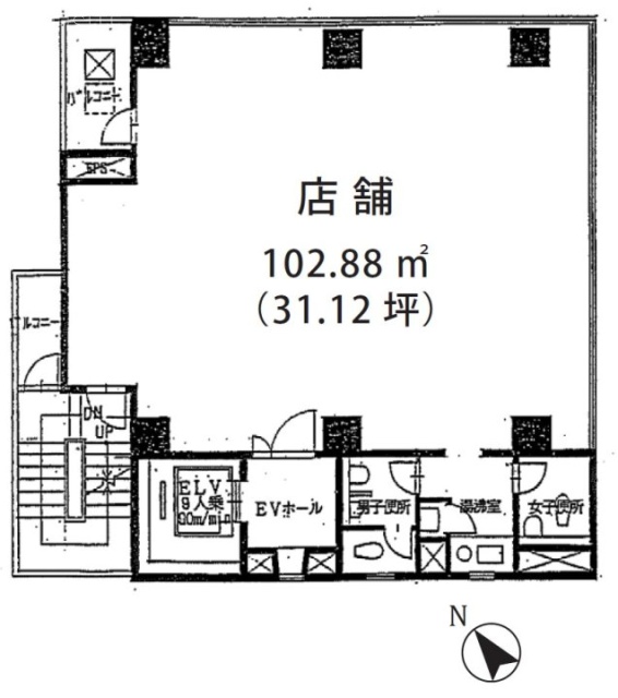 マキノビル7F 間取り図