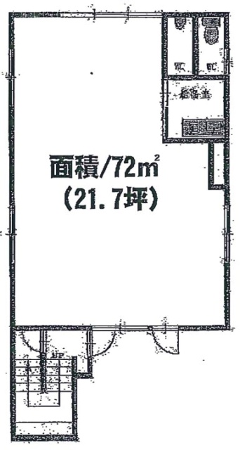 鹿骨五丁目ビル1F 間取り図